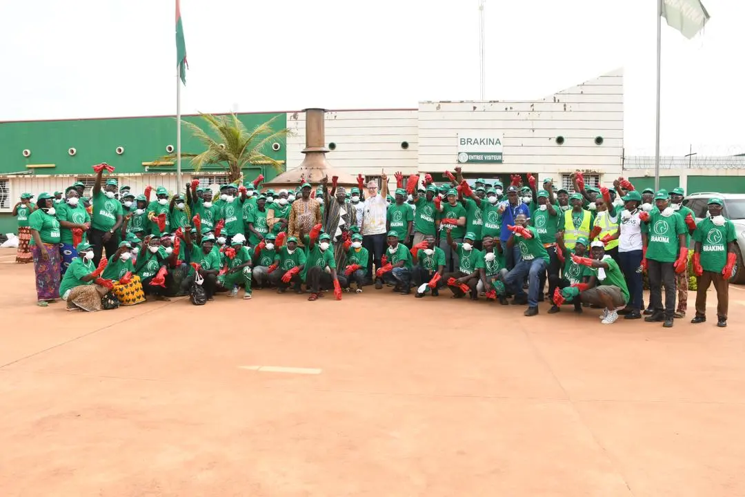 journée de salubrité photo de famille