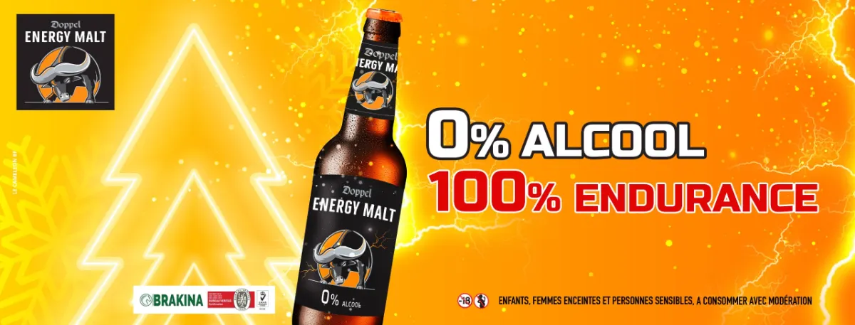 Nos Marques 14 bannière de noël 2025 Doppel Energy Malt